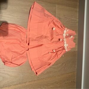 Isabel Garreton Coral Pink Formal Kids Dress